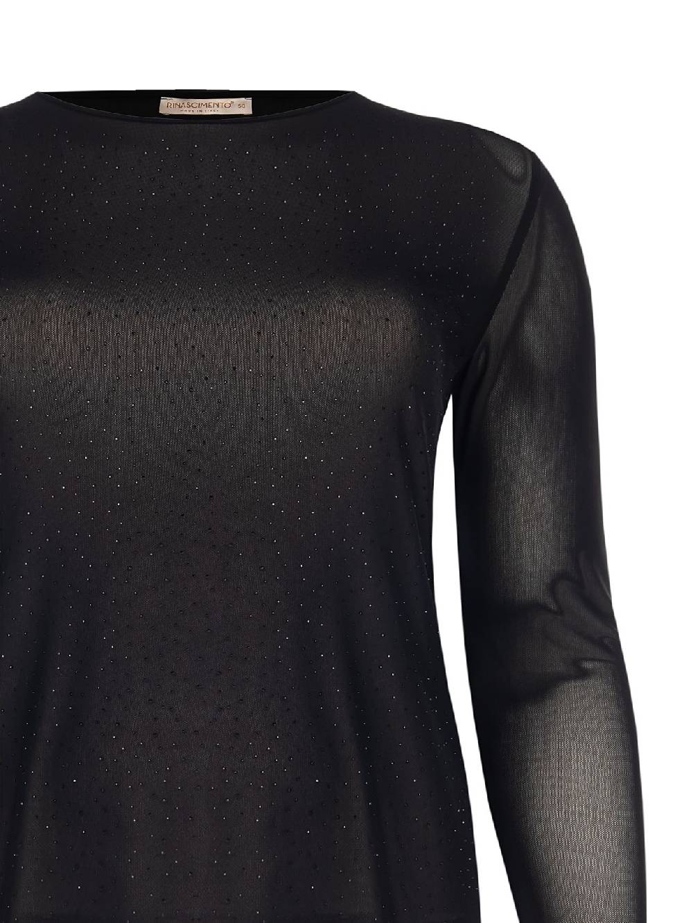 Rinascimento T-Shirt Tulle e Strass Fino Al -60%