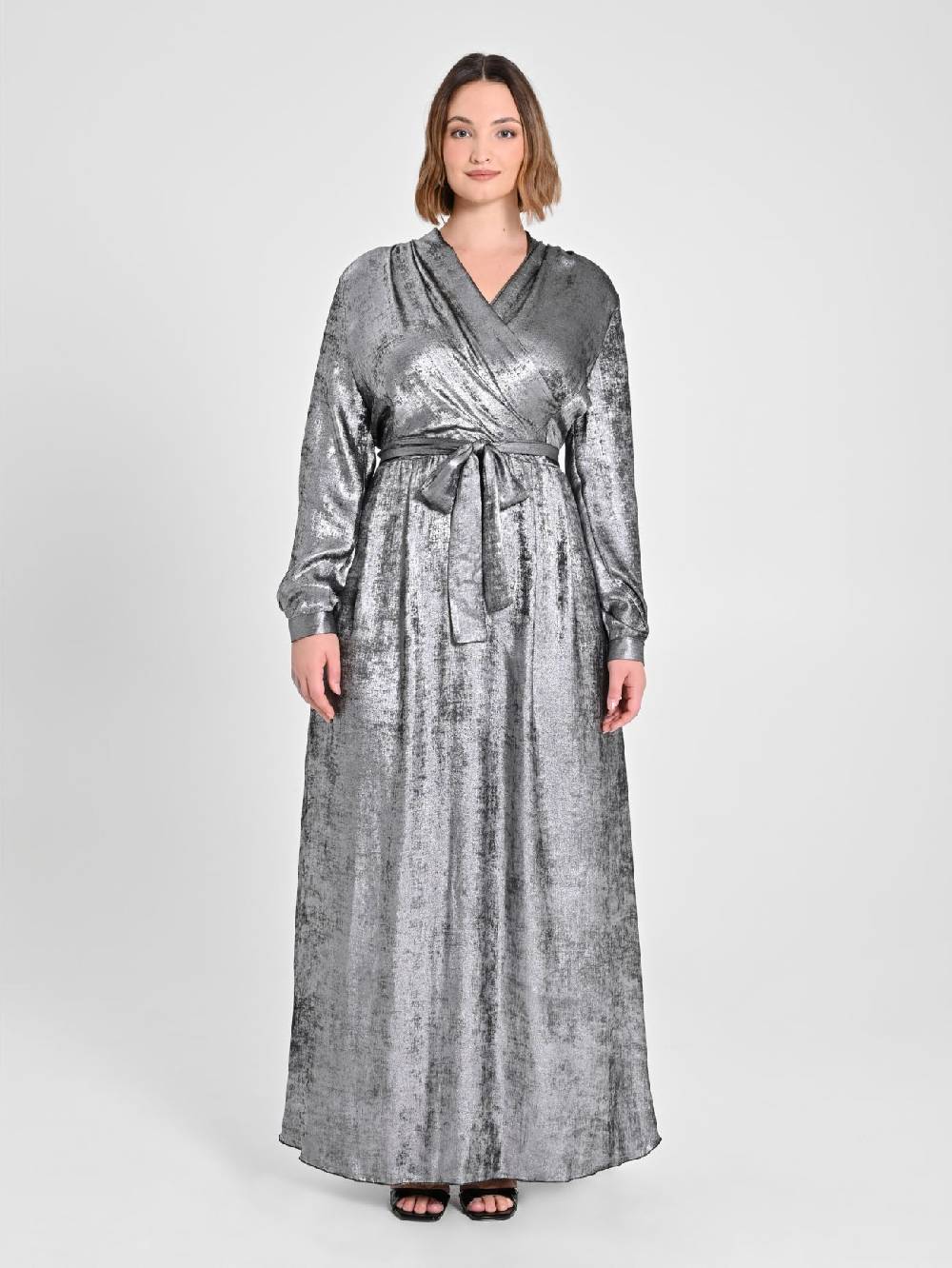 Rinascimento Abito Curvy Argento Saldi