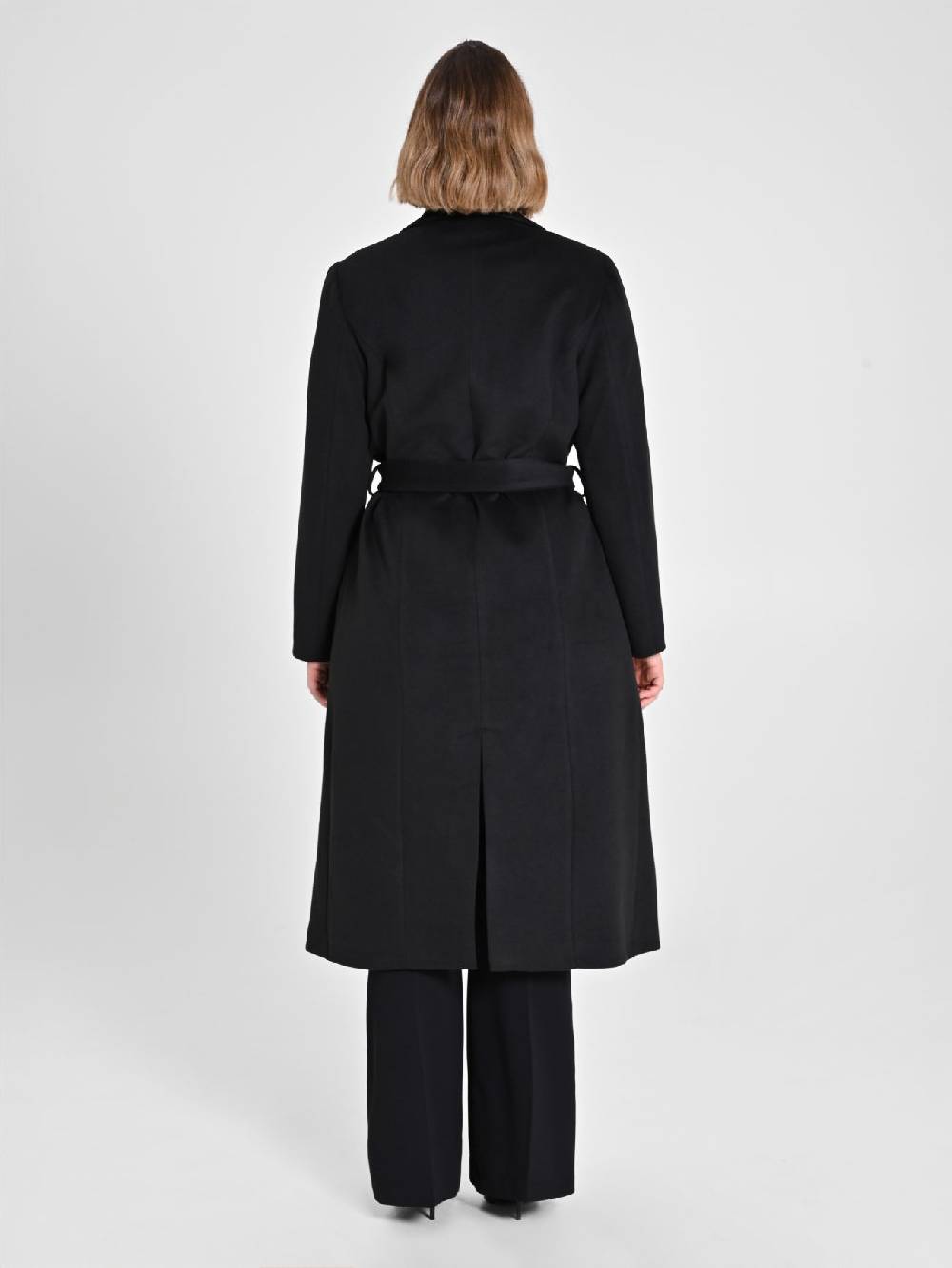 Rinascimento Cappotto Curvy Nero Saldi Di Fabbrica