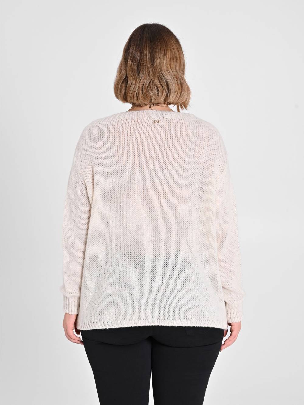 Rinascimento Maglioncino Curvy Bianco I Più Venduti