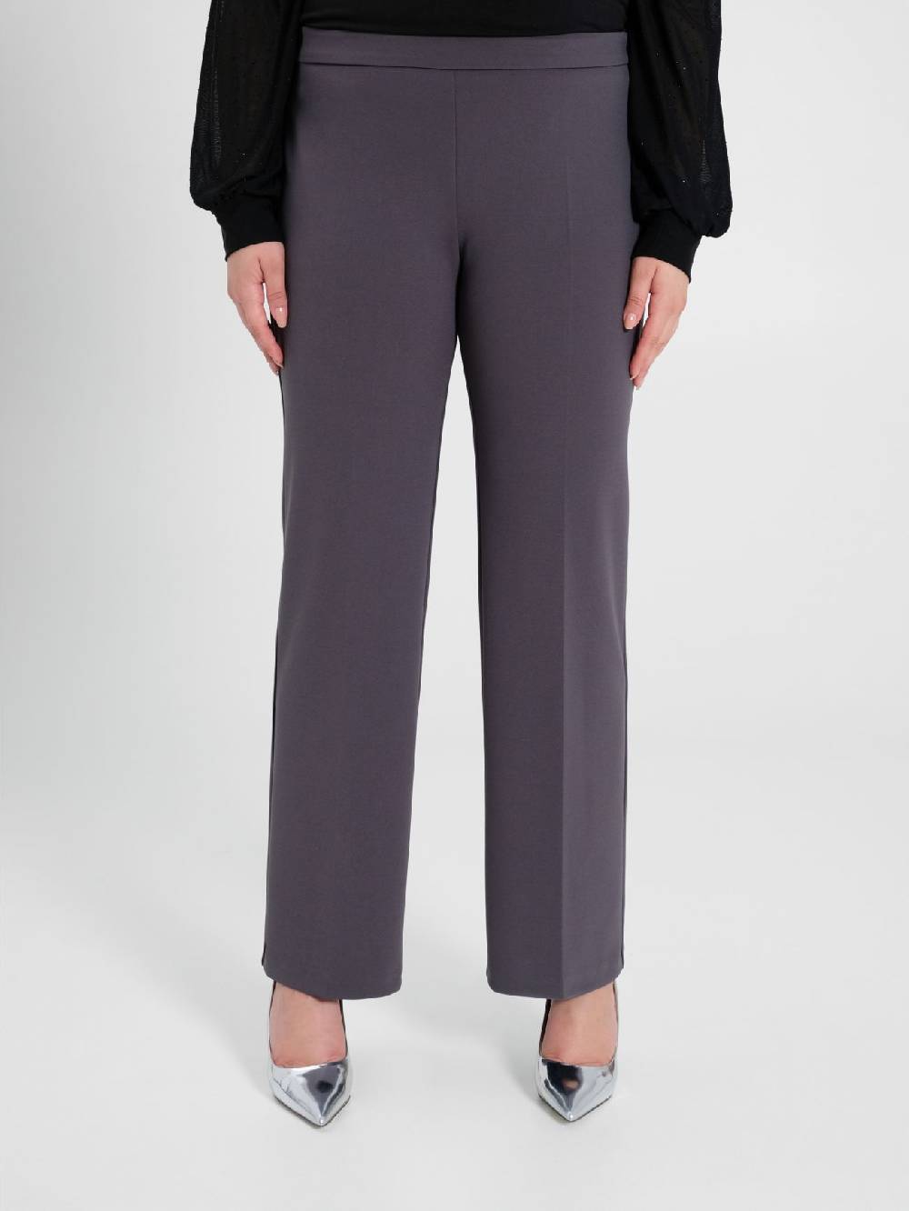 Rinascimento Pantaloni Curvy Grigio Scuro Vendita