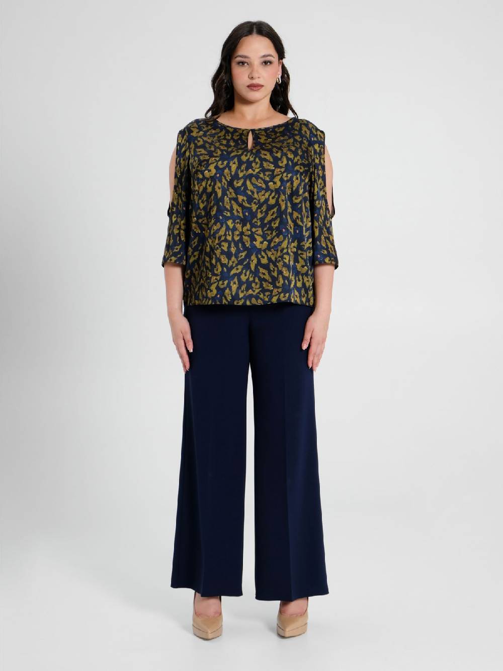Rinascimento Blusa Curvy Animalier Consegna Veloce