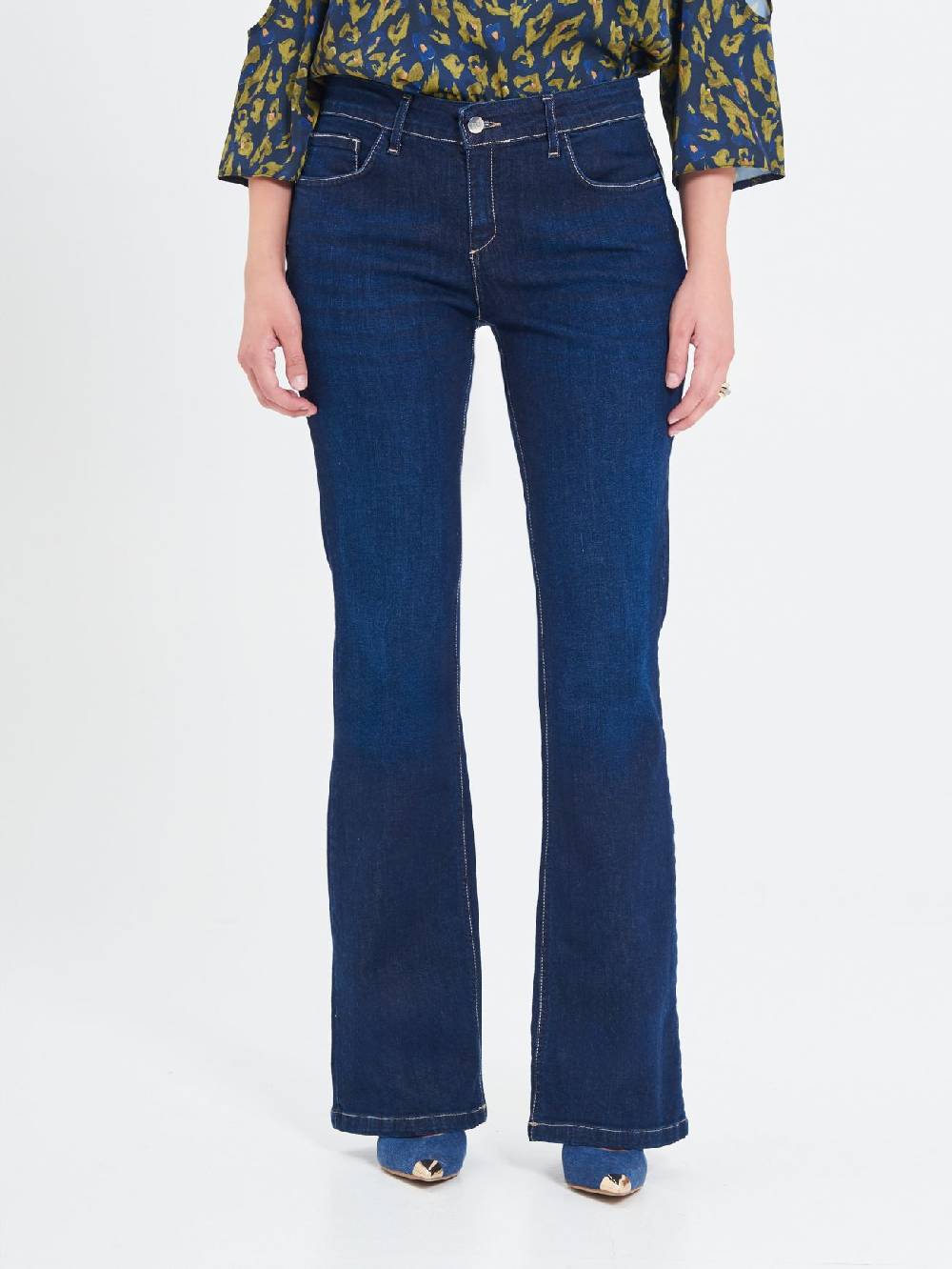Rinascimento Jeans Curvy a Zampa Shopping Online