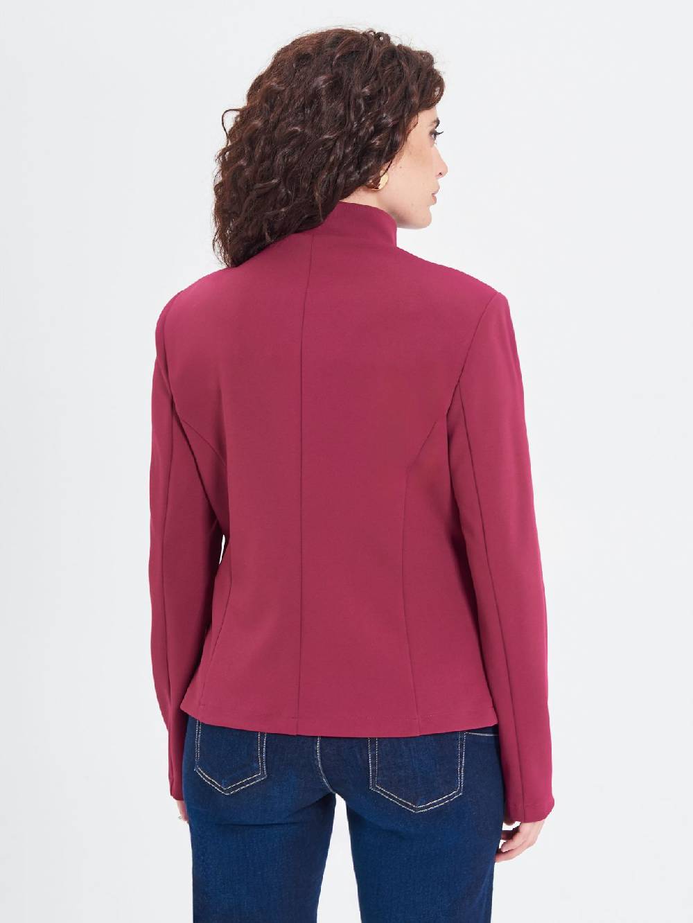 Rinascimento Giacca Curvy Bordeaux Sottocosto