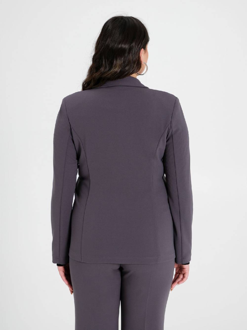 Rinascimento Giacca Curvy Doppiopetto Grigio Scuro Convenienza