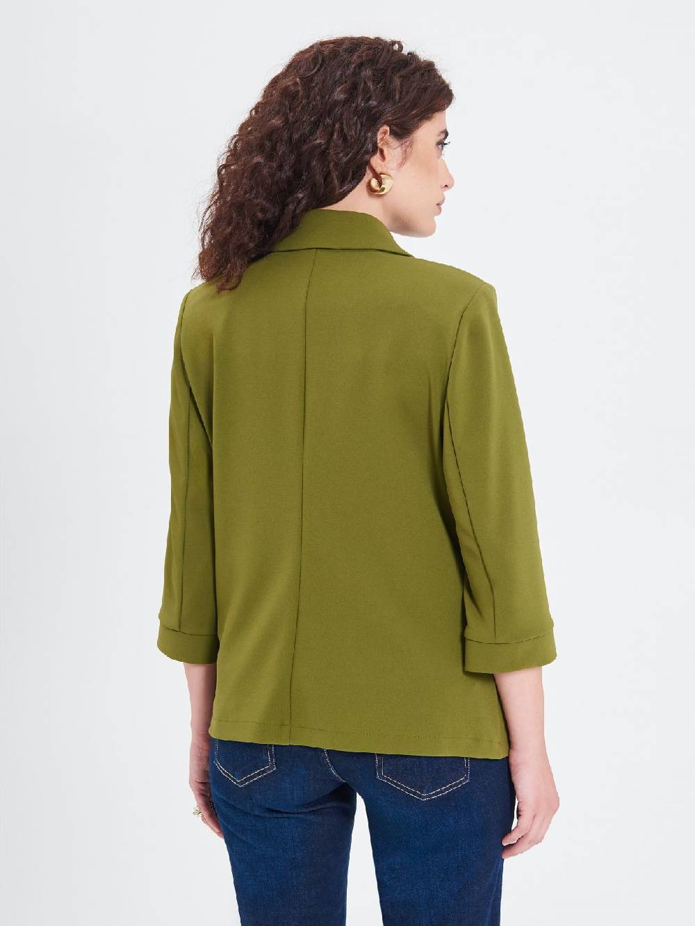 Rinascimento Giacca Curvy Verde Muschio Novità