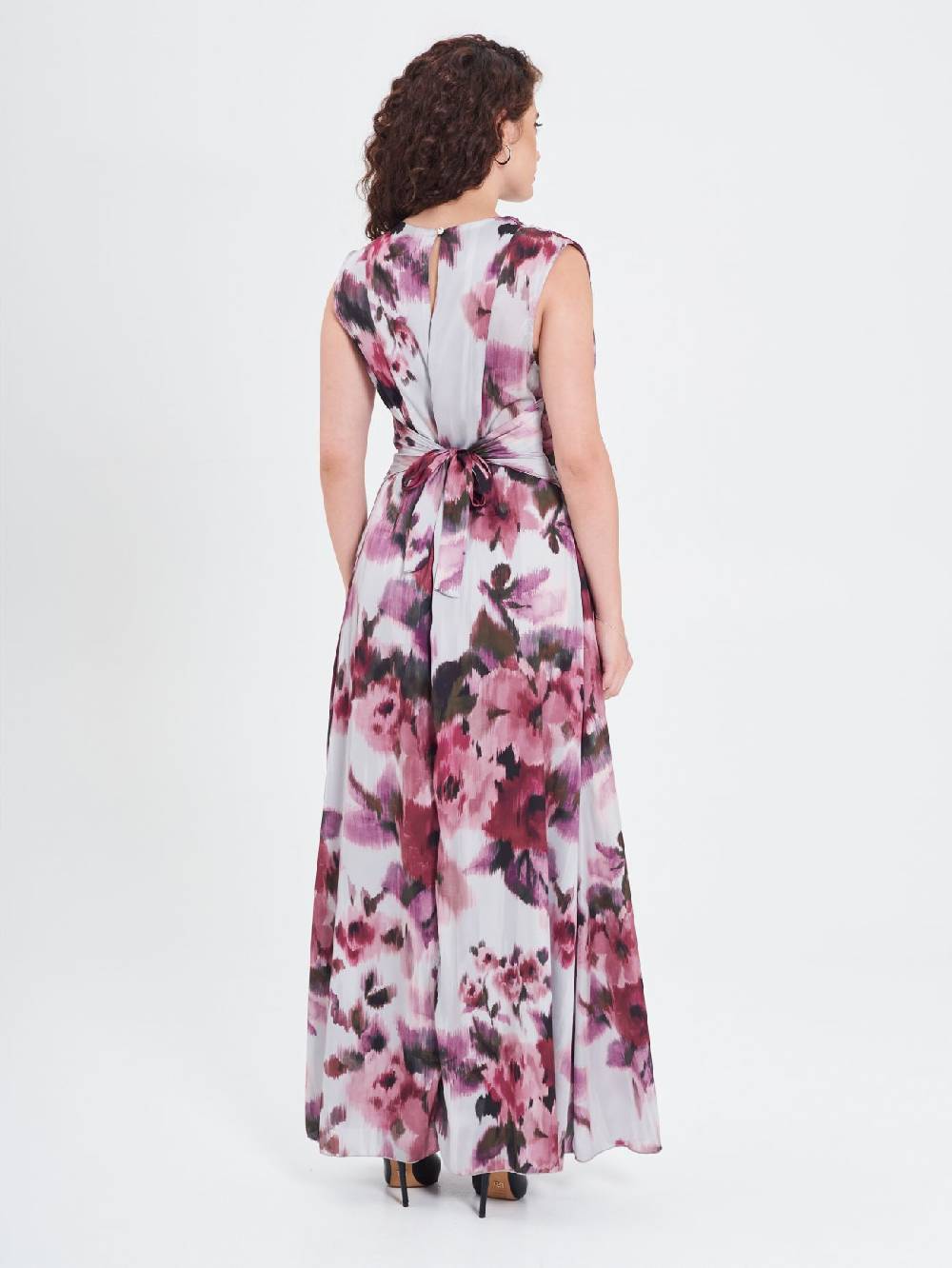 Rinascimento Abito Curvy stampa Fiori Astratti Online