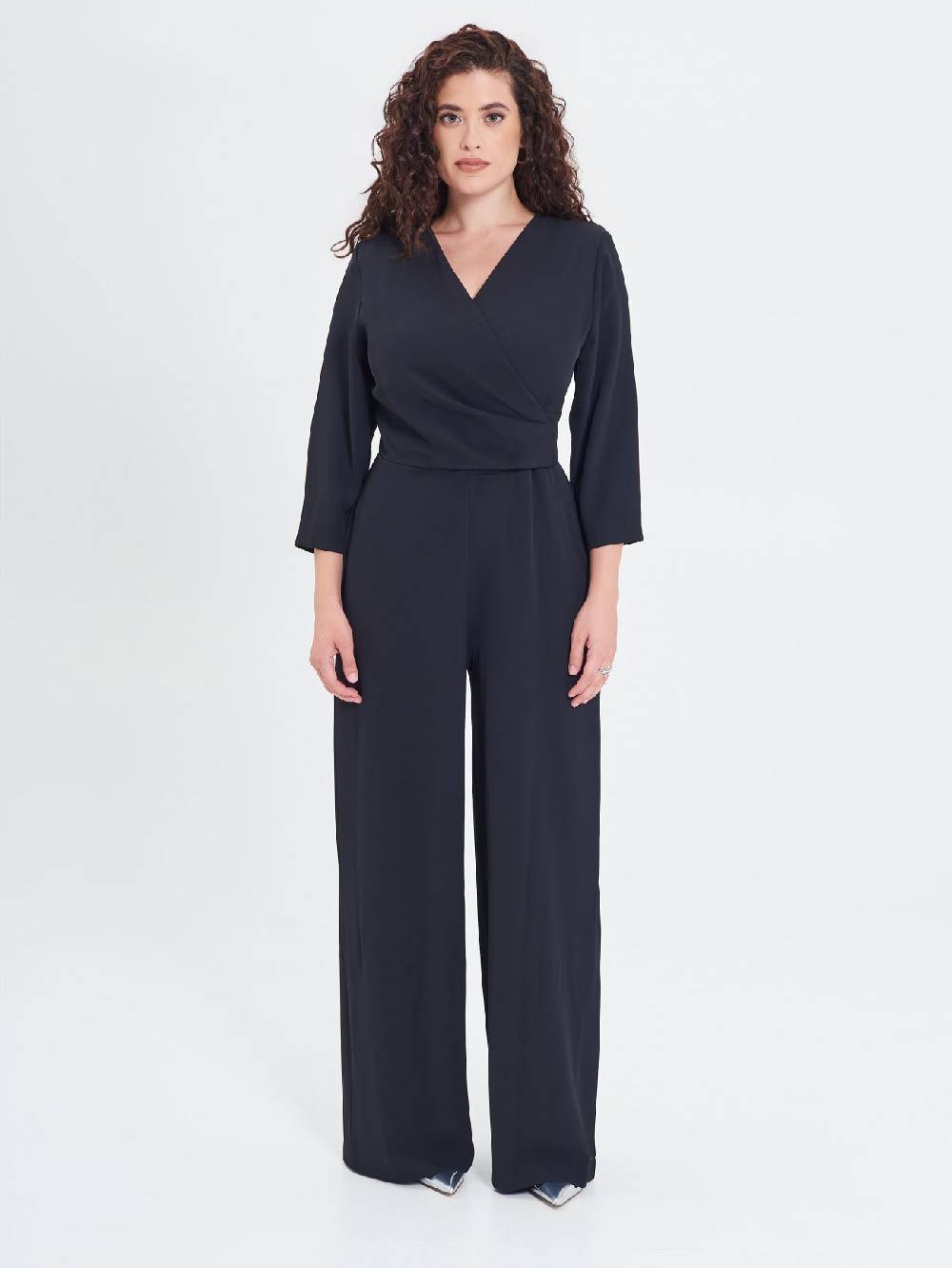 Rinascimento Tuta Curvy Fiocco Nera Outlet