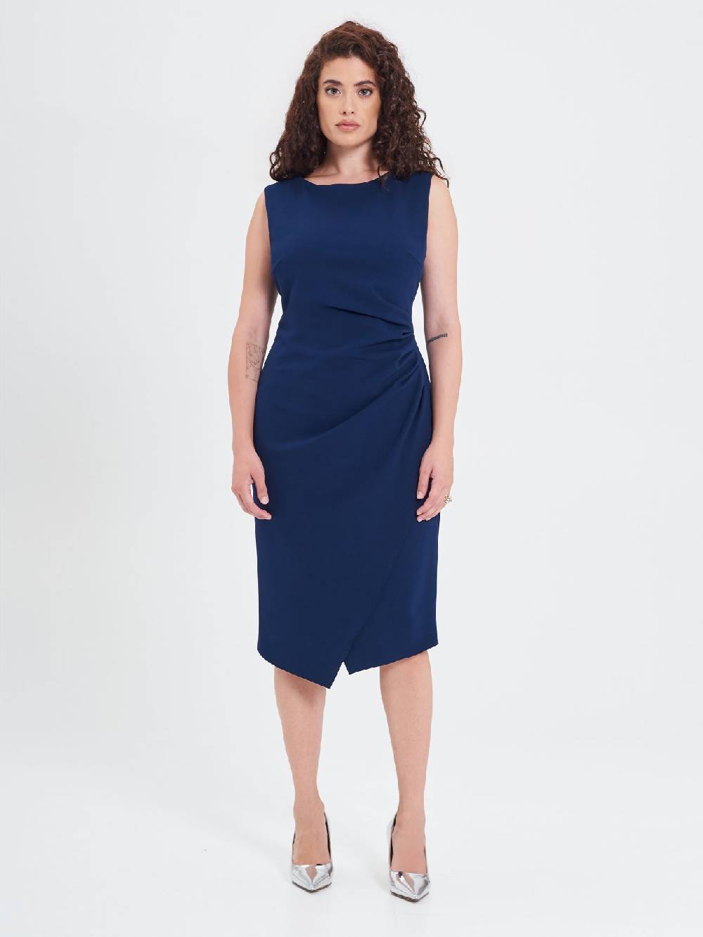 Rinascimento Tubino Curvy Drappeggiato Officina