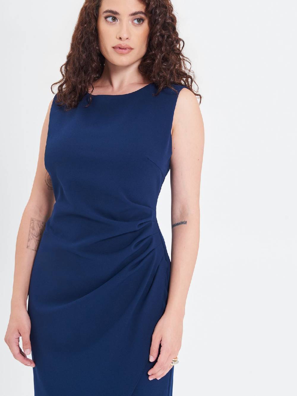 Rinascimento Tubino Curvy Drappeggiato Officina