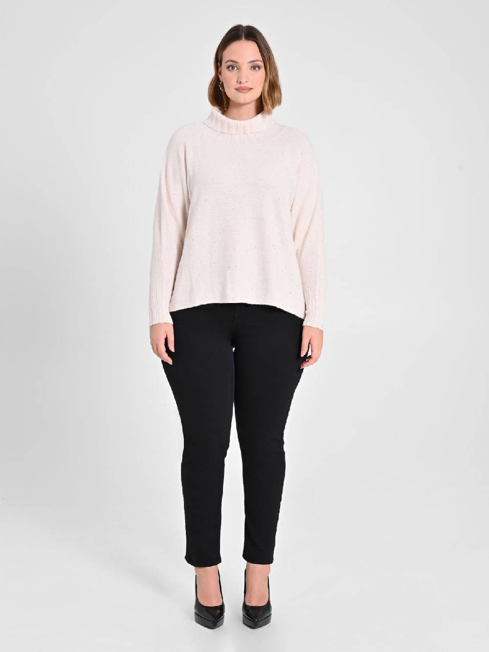 Rinascimento Maglia Curvy Beige Promozione