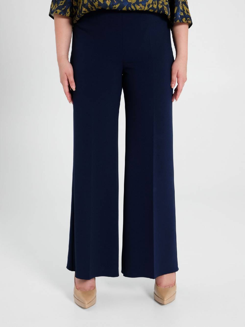 Rinascimento Pantaloni Curvy Palazzo Blu Negozi Online