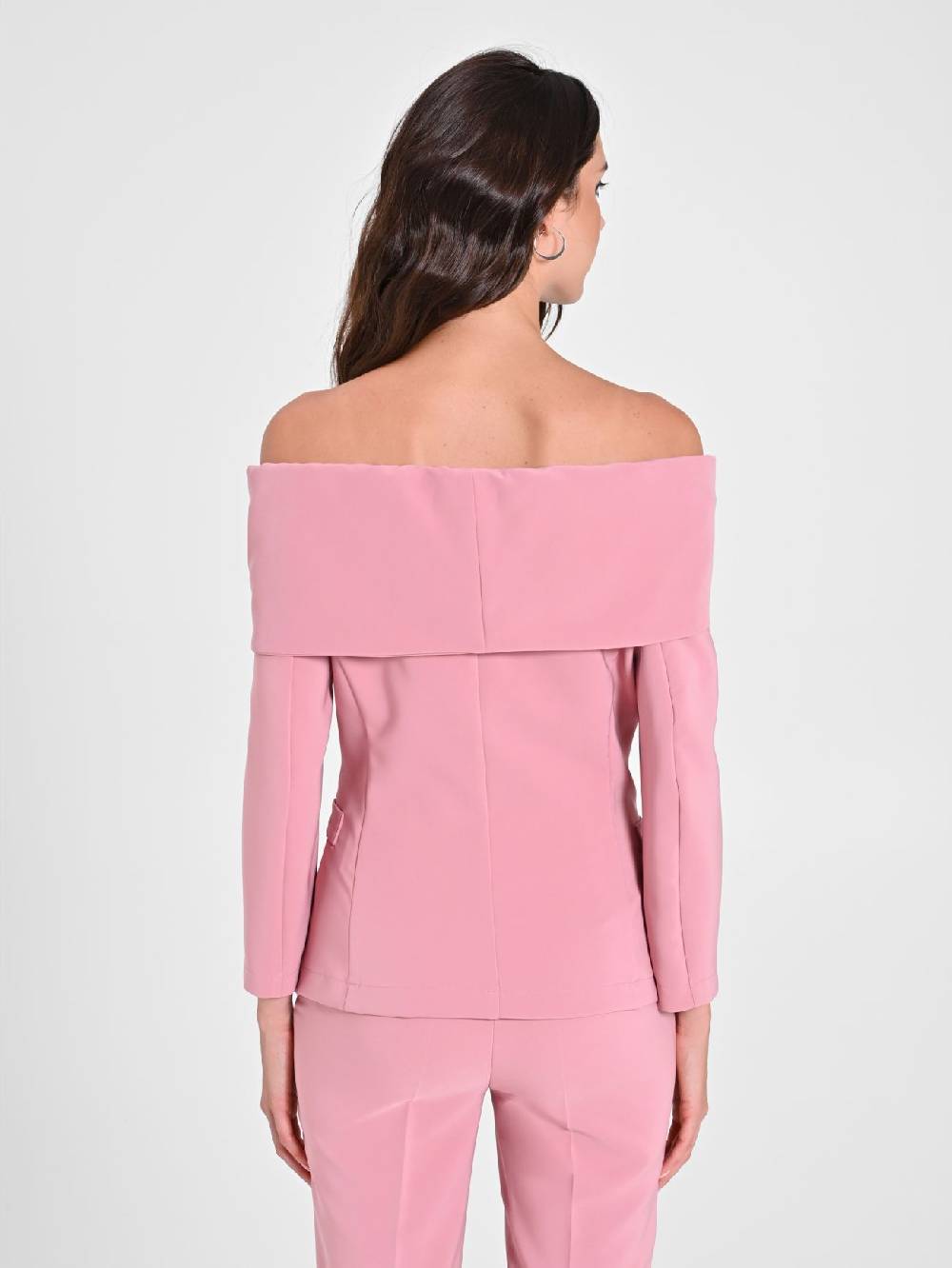 Rinascimento Giacca con Fiocco Rosa Antico Online