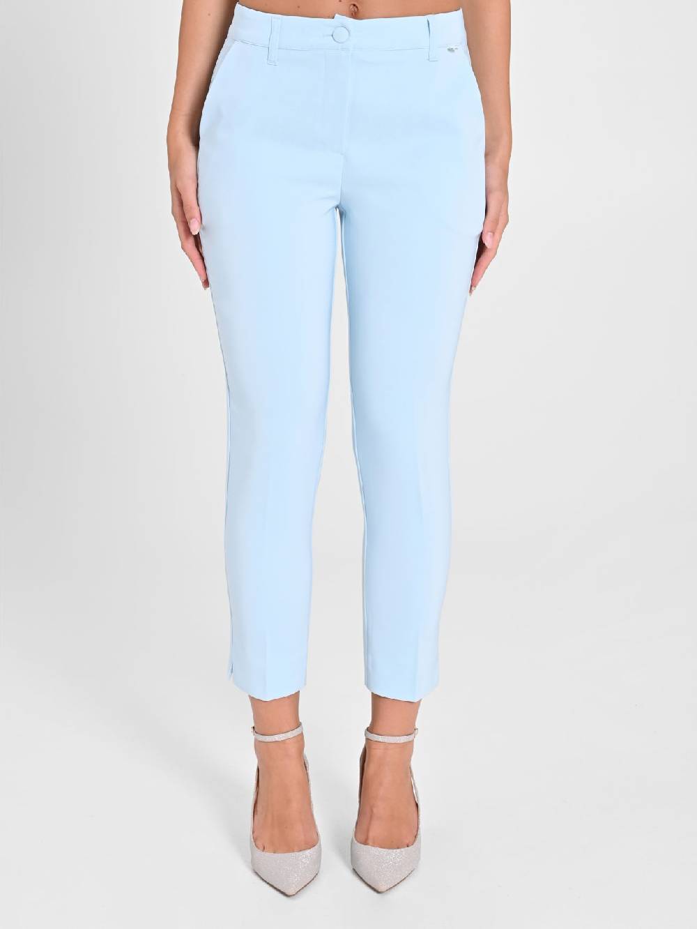 Rinascimento Pantaloni Skinny Azzurri Saldi