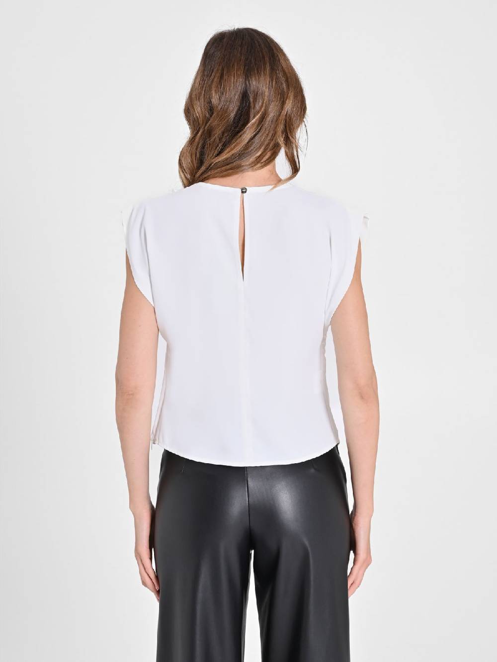 Rinascimento Blusa scatoletta Bianca Negozio