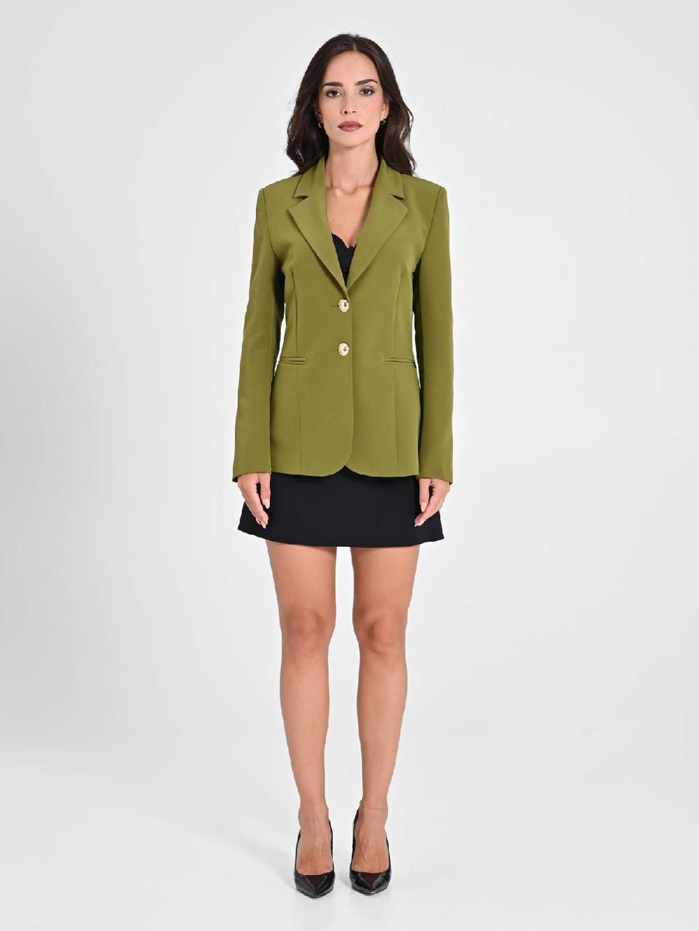 Rinascimento Giacca in Tessuto Tecnico Verde Muschio Flash Sale