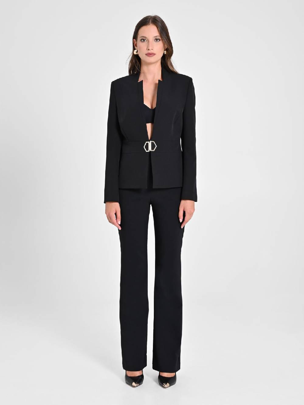 Rinascimento Giacca Fibbia Geometrica Donna Offerta esclusiva