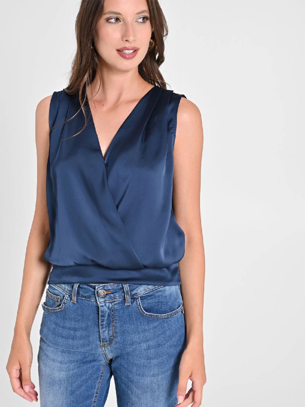 Rinascimento Top intrecciato in Raso Cyber Monday