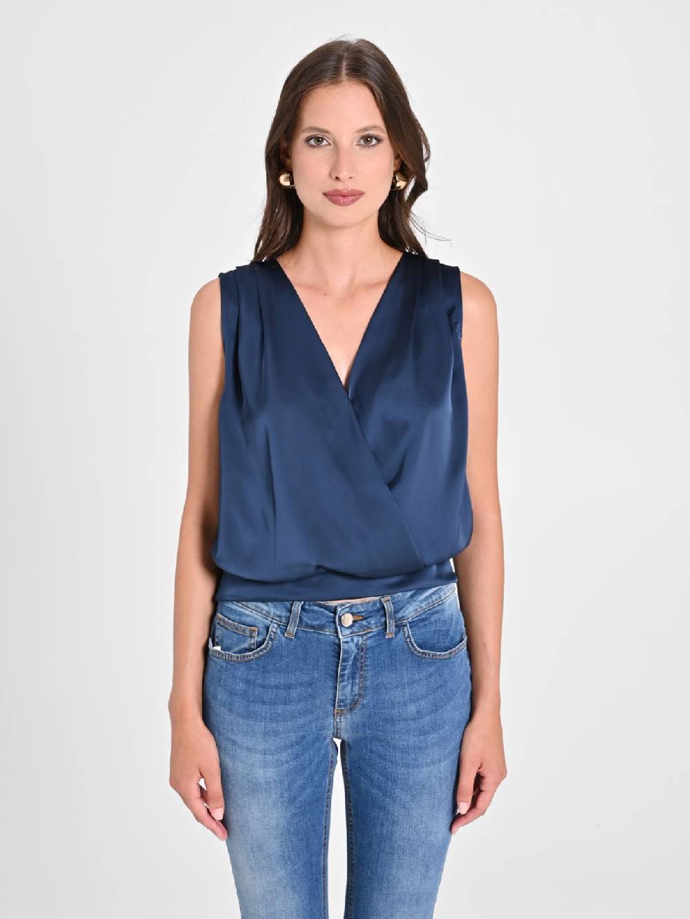 Rinascimento Top intrecciato in Raso Cyber Monday