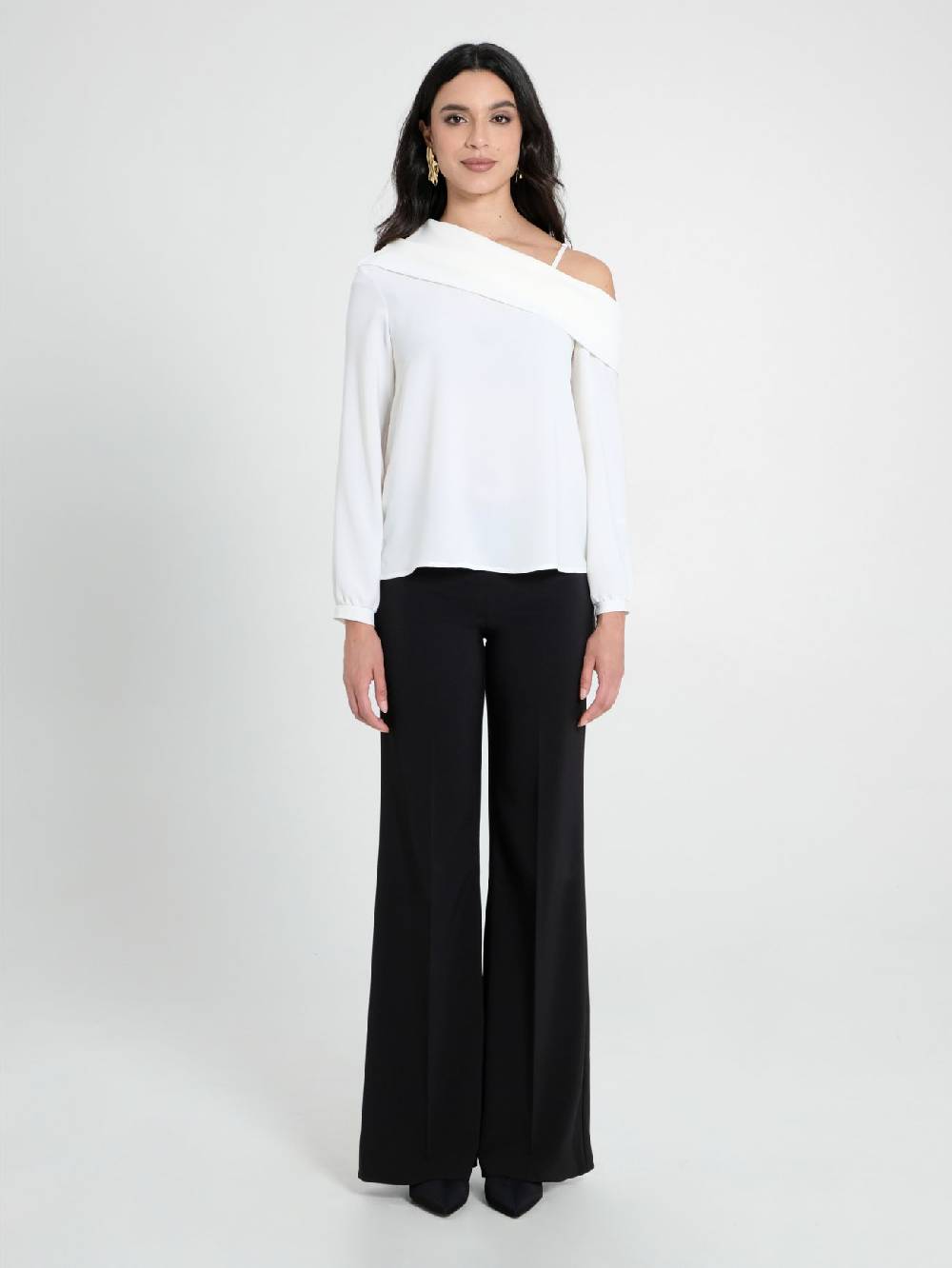 Rinascimento Blusa in Raso Opaco Offerte stagionali