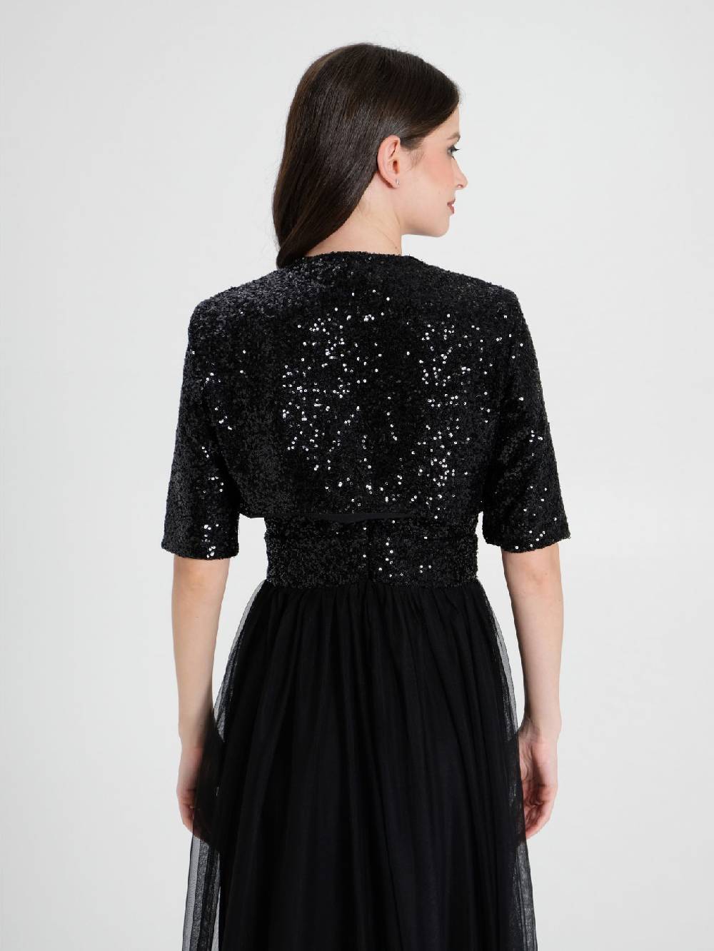 Rinascimento Coprispalle Aperto in Paillettes Latest stili