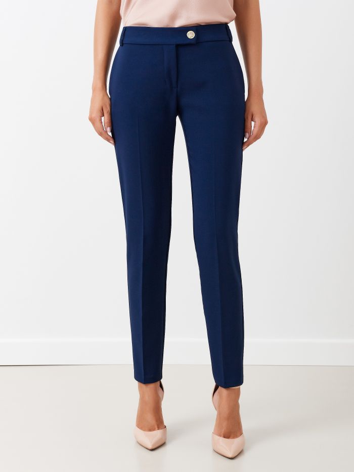 Rinascimento Pantaloni Slim in Tessuto Tecnico Fino al 55% di sconto