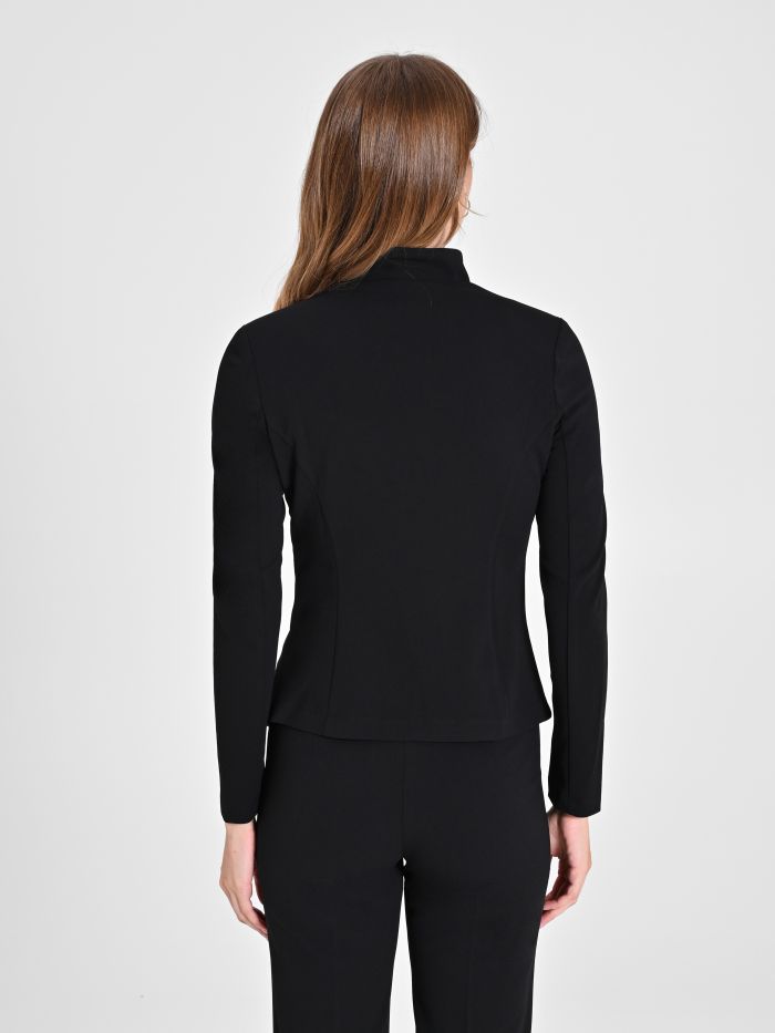 Rinascimento Giacca zip in scuba crèpe Donna Super sconto