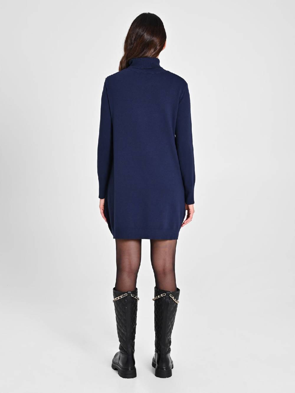 Rinascimento Abito Blu Navy in Maglia Ecotec® Donna Qualità Garantita