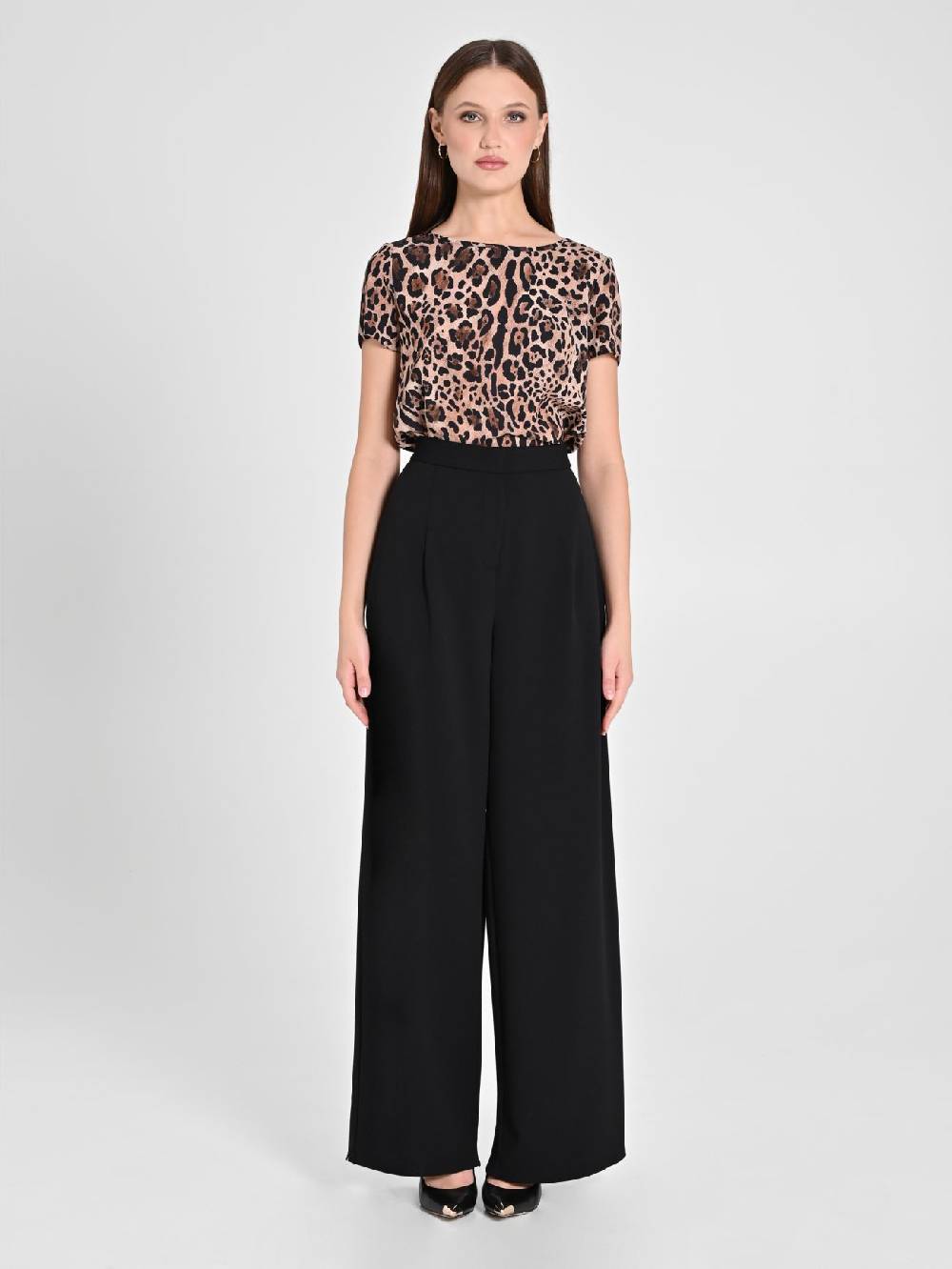 Rinascimento Pantaloni Palazzo in Scuba mano Crepe Fino Al -60%