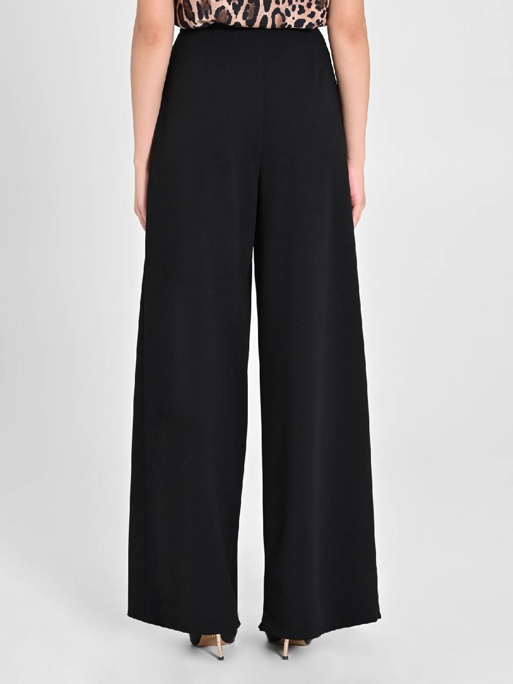 Rinascimento Pantaloni Palazzo in Scuba mano Crepe Fino Al -60%