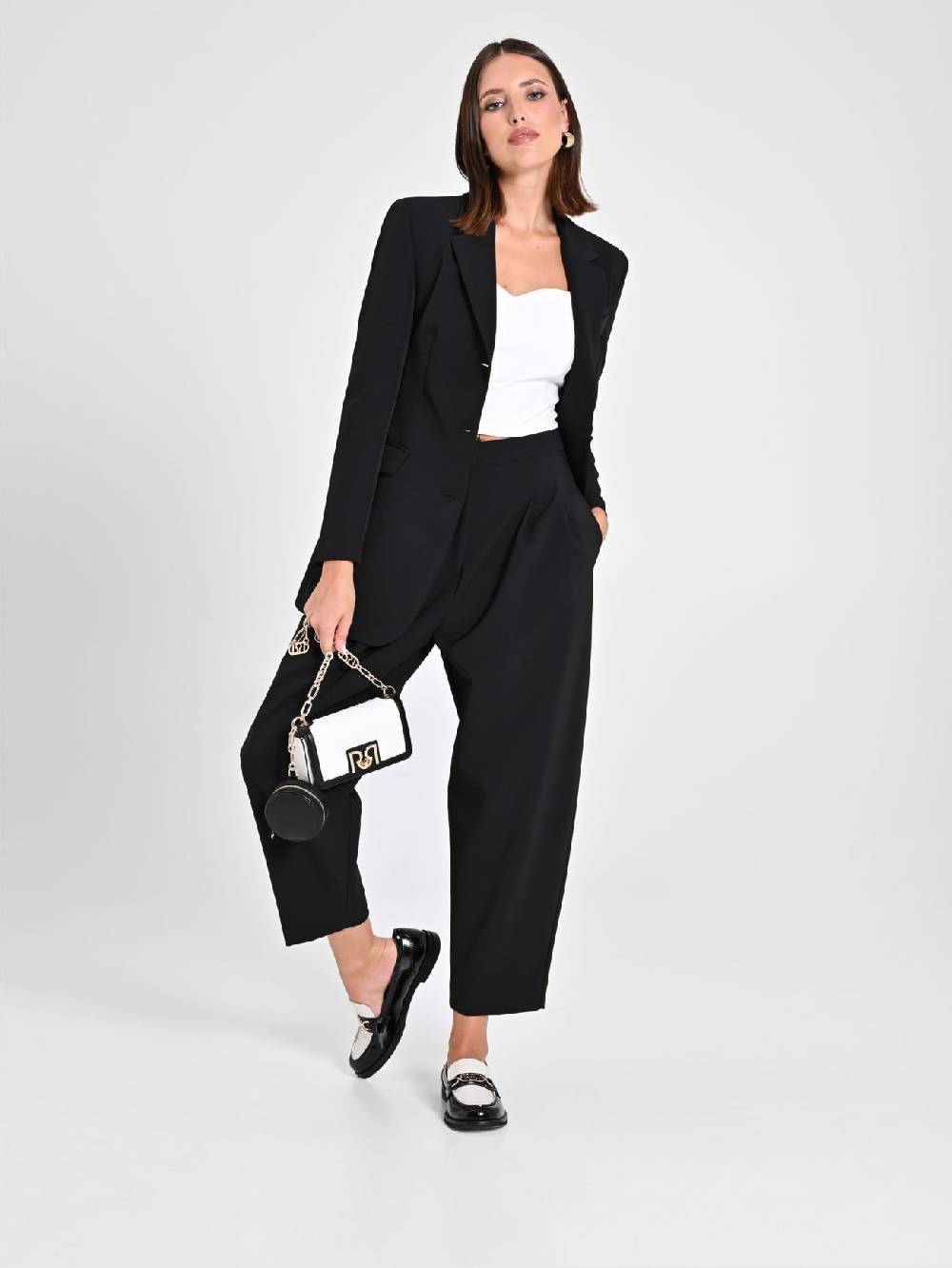 Rinascimento Pantaloni Ampi Neri Shopping Online