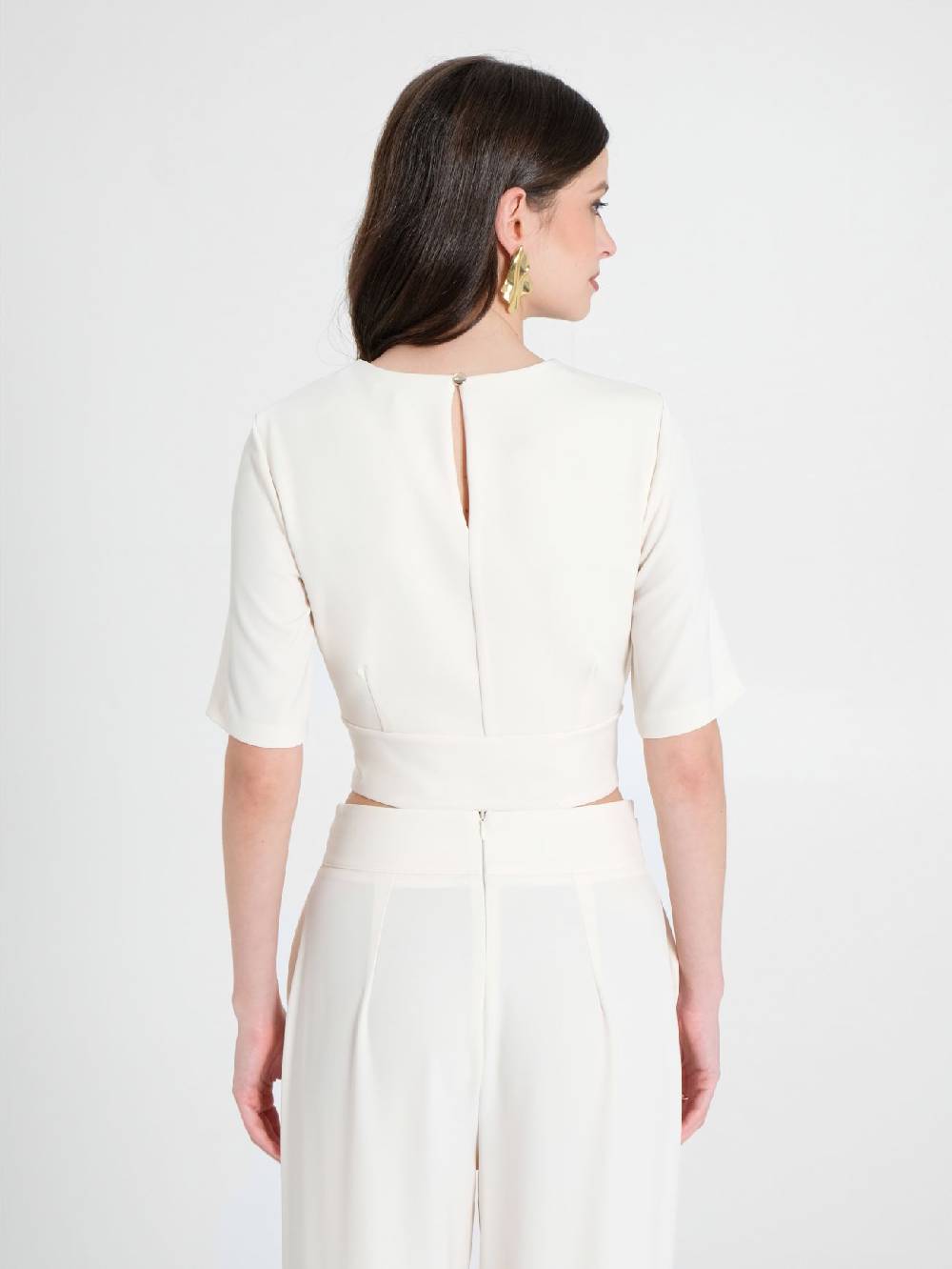 Rinascimento Blusa con Fibbia In Saldo