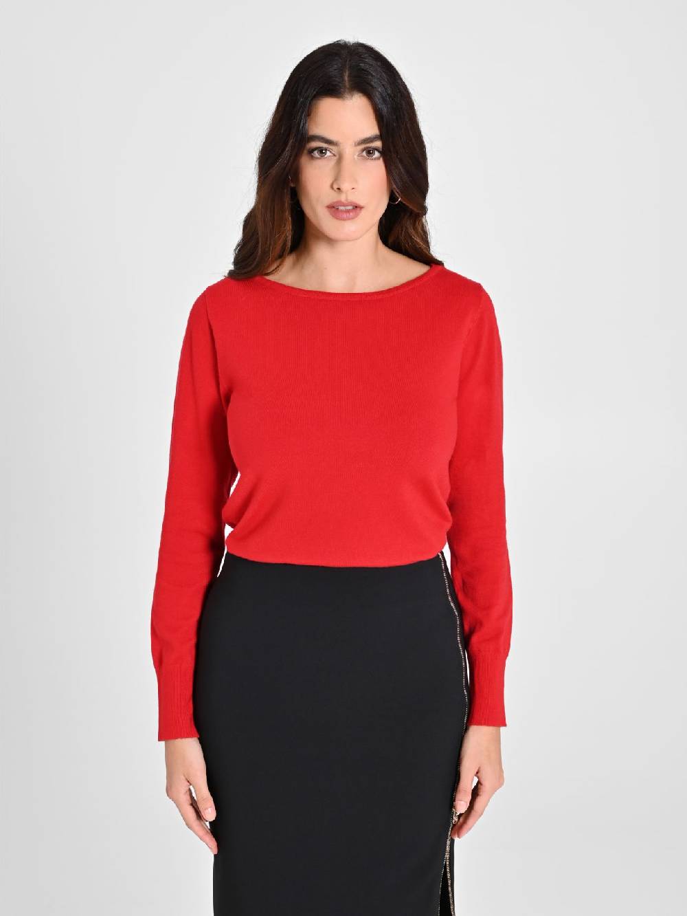 Rinascimento Maglioncino Rosso Navy Ecotec® Flash Sale