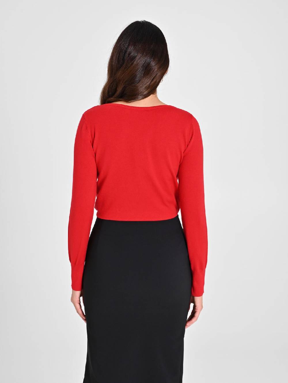 Rinascimento Maglioncino Rosso Navy Ecotec® Flash Sale