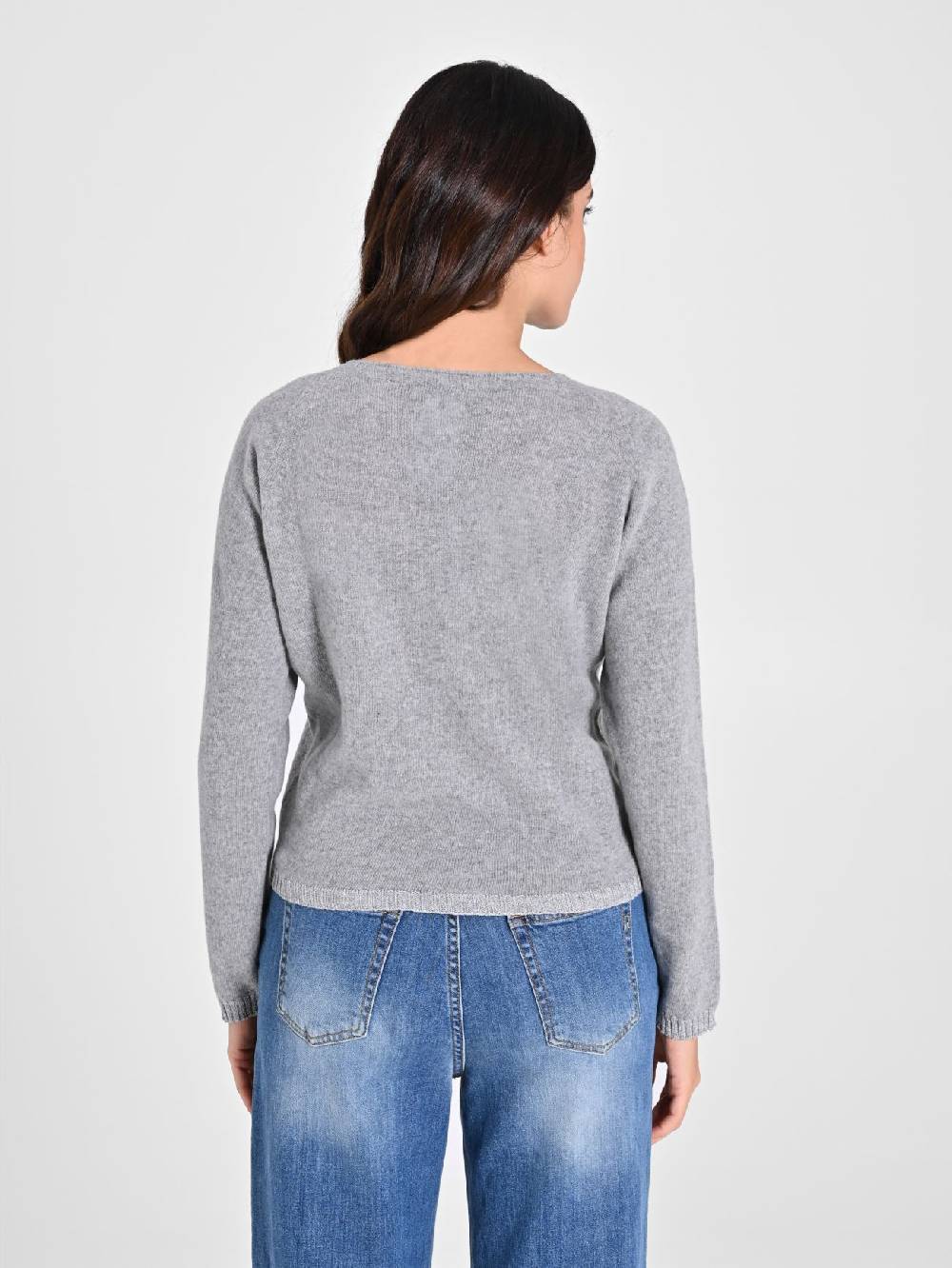 Rinascimento Maglione Lana Cashmere Grigio Shopping online