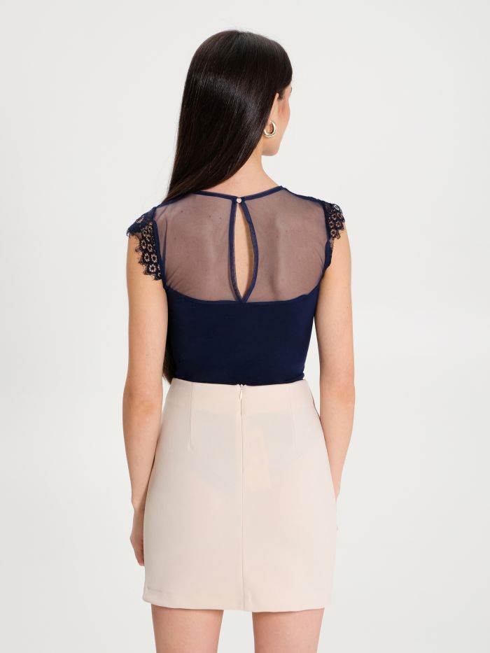 Rinascimento Top Body in Pizzo Rilascio limitato