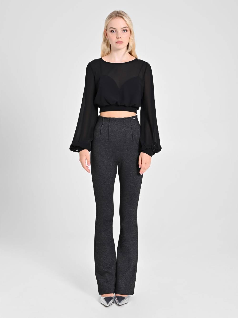 Rinascimento Pantaloni in Punto Milano Melange Fino al 60% di sconto