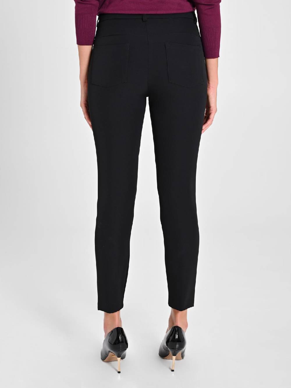 Rinascimento Pantaloni Skinny Neri Solo un giorno rimasto