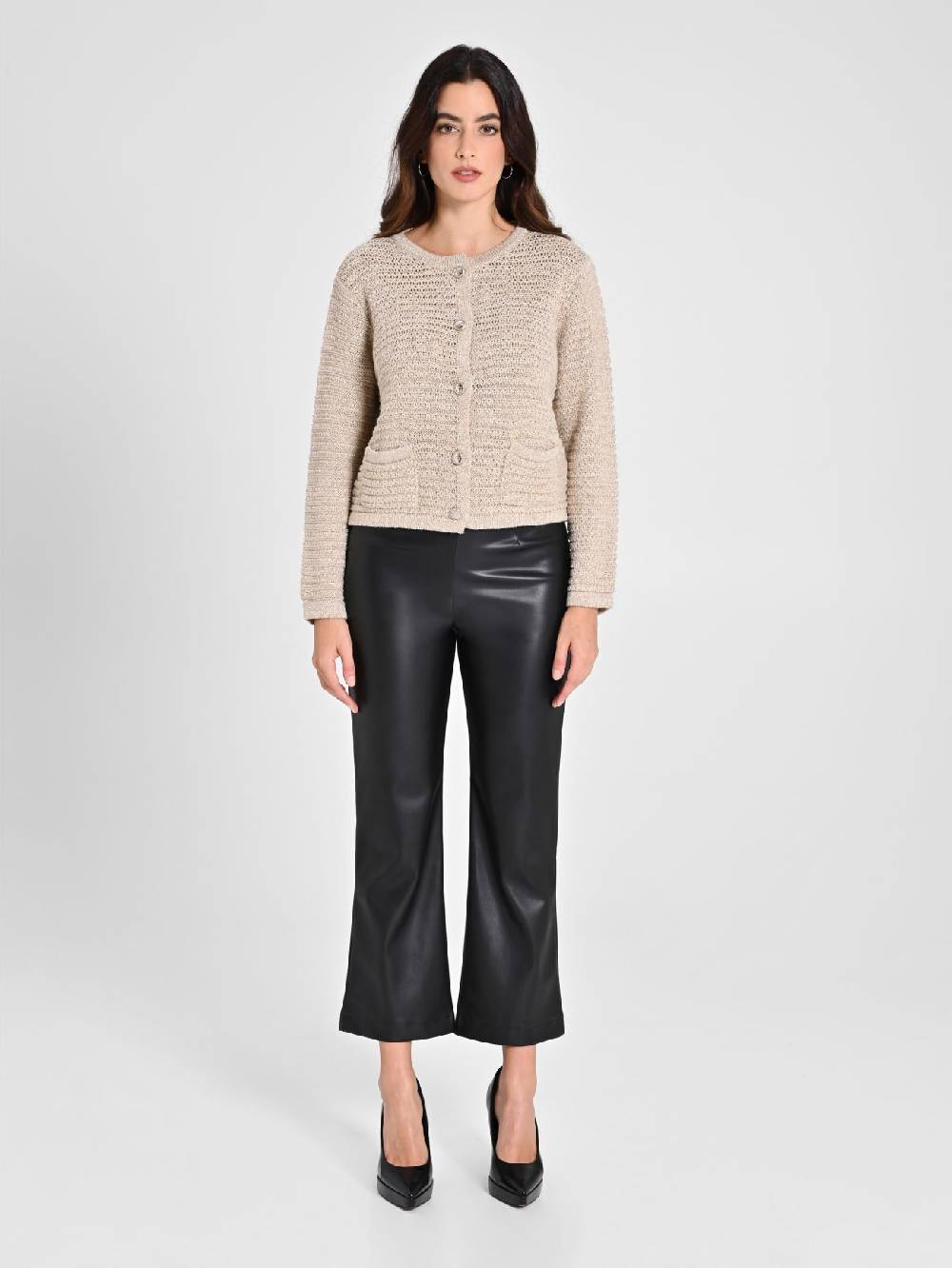 Rinascimento Cardigan Lurex Oro Officina
