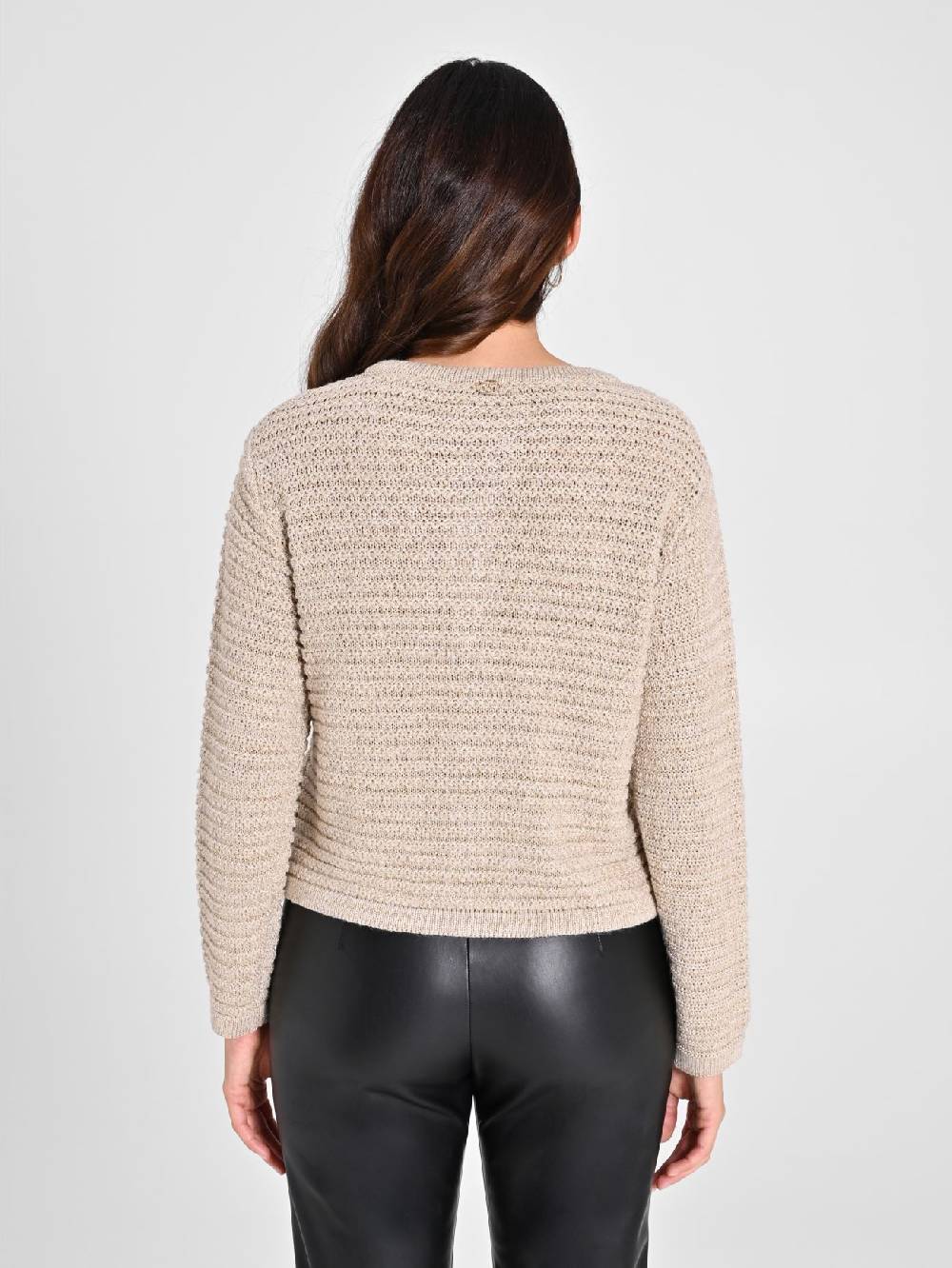 Rinascimento Cardigan Lurex Oro Officina