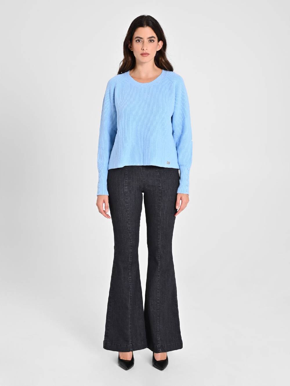 Rinascimento Maglione Azzurro Paillettes Limitato a 3 giorni