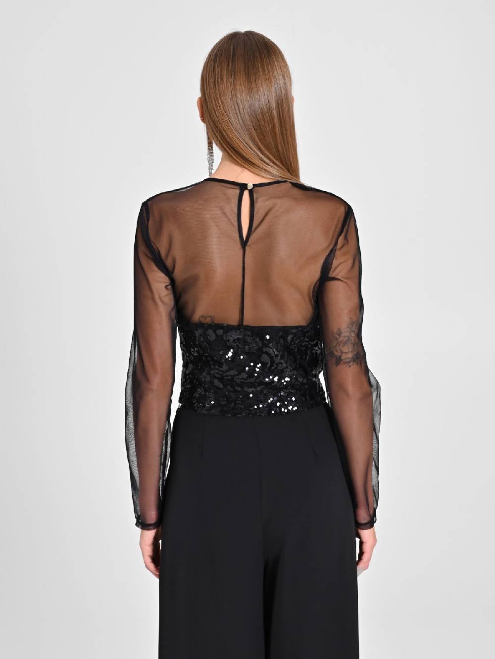 Rinascimento Top Bustier Paillettes In Vendita