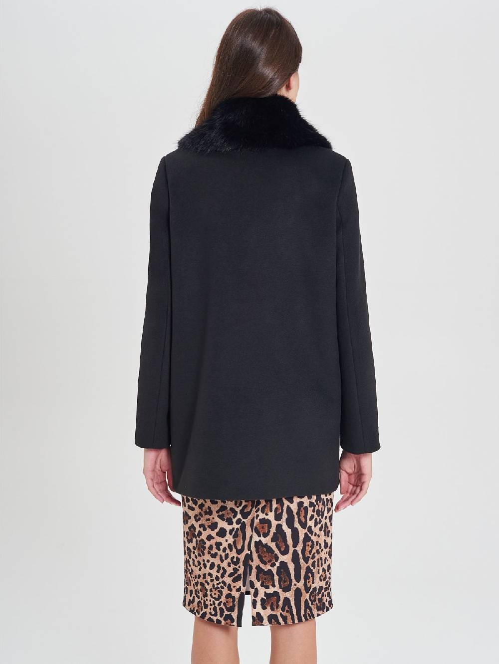 Rinascimento Cappotto Nero Doppiopetto Saldi