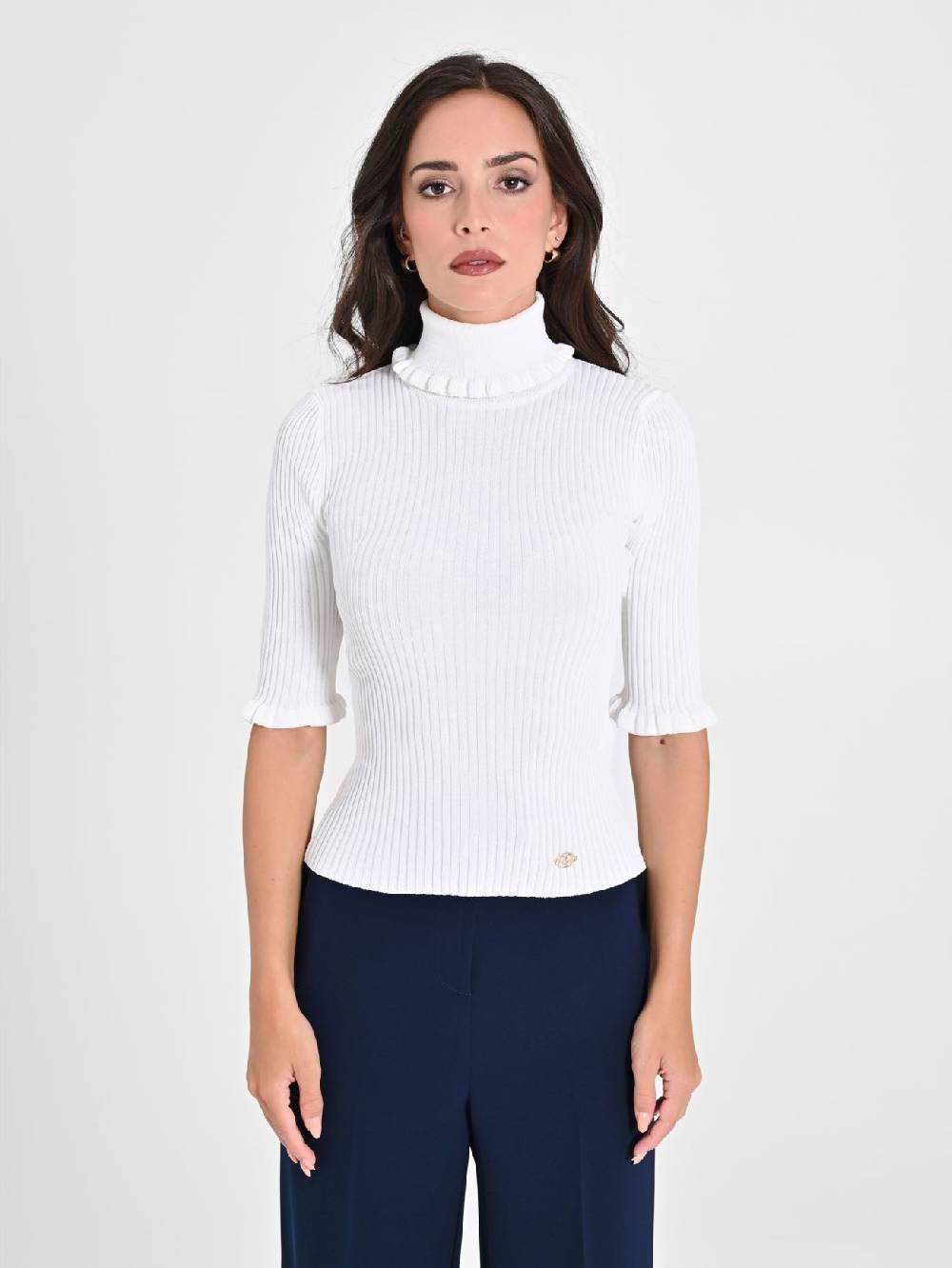 Rinascimento Dolcevita a Coste Bianco Latest fashion