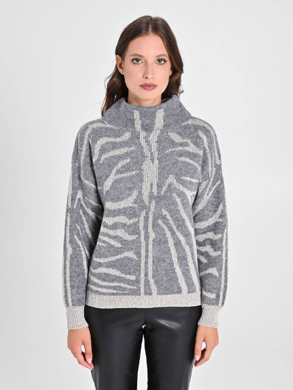 Rinascimento Maglione Zebra Lurex Comprane uno, ottenene uno gratis