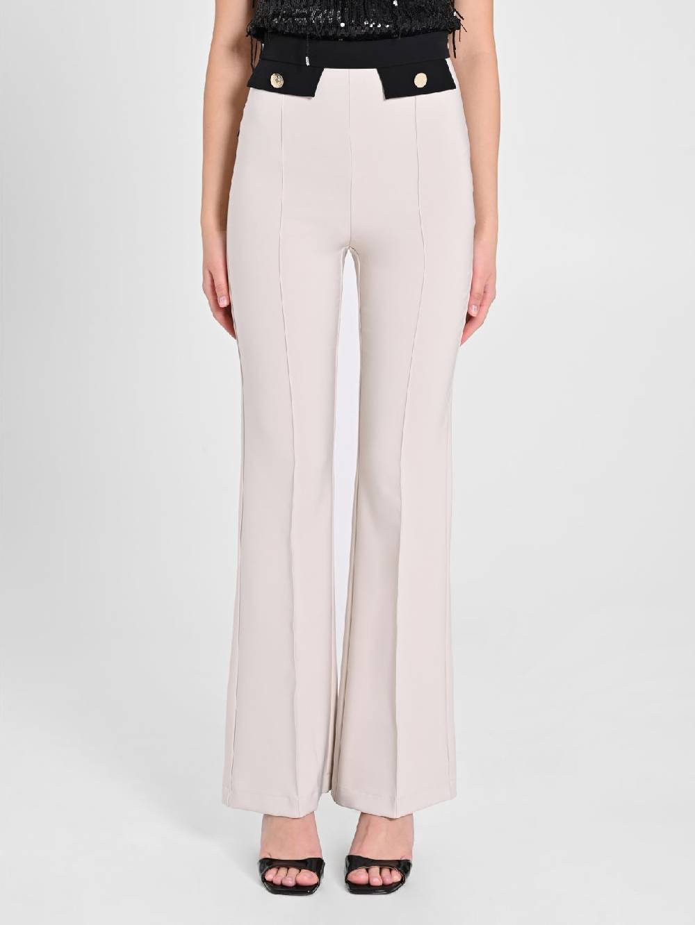 Rinascimento Pantalone Bicolor Beige & Nero Latest stili