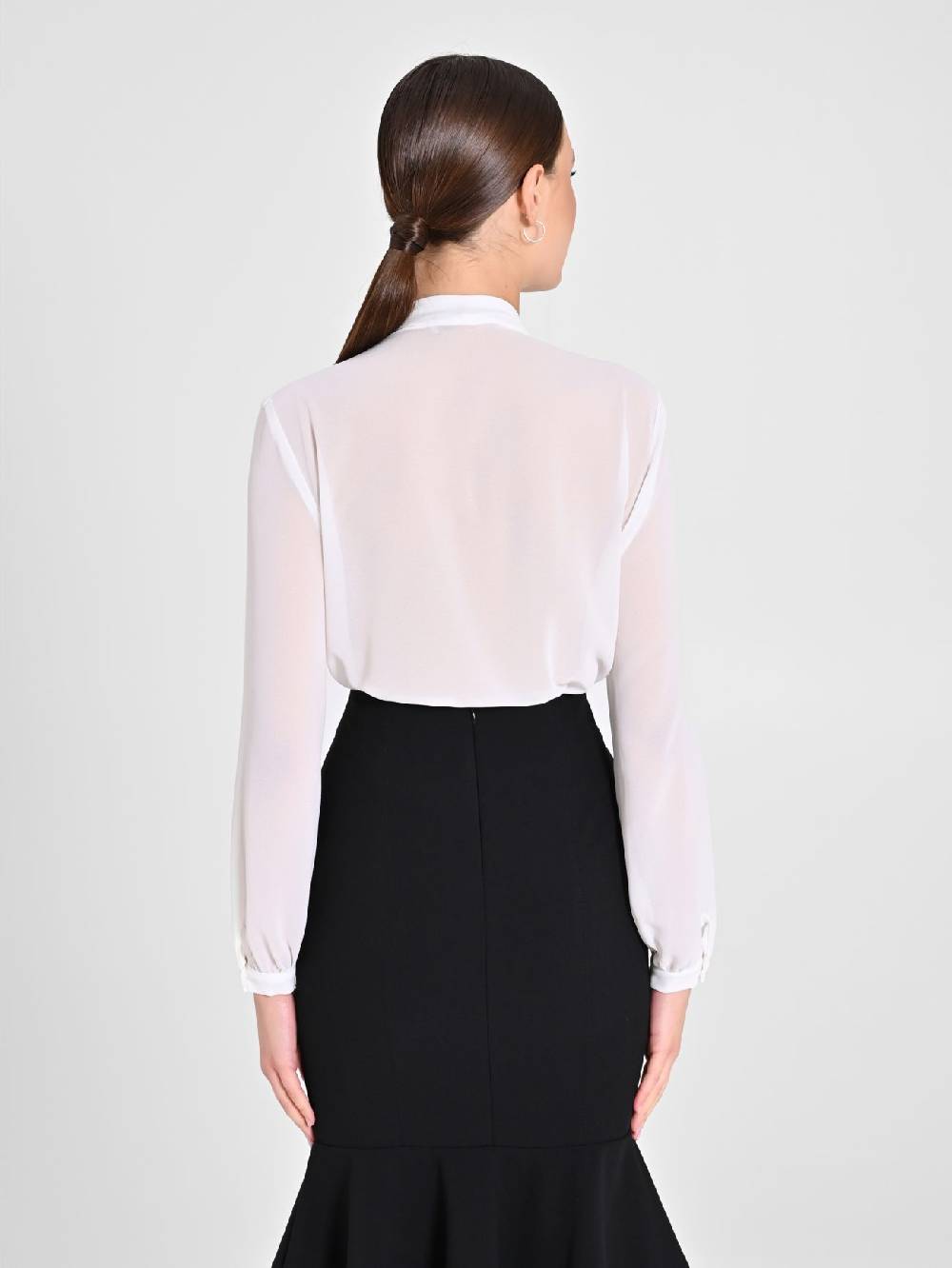 Rinascimento Blusa Bianca dettaglio Strass Black Friday Prezzi