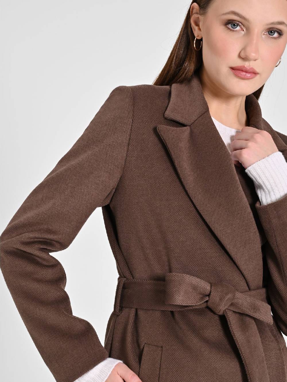 Rinascimento Cappotto Vestaglia Cioccolato In vendita