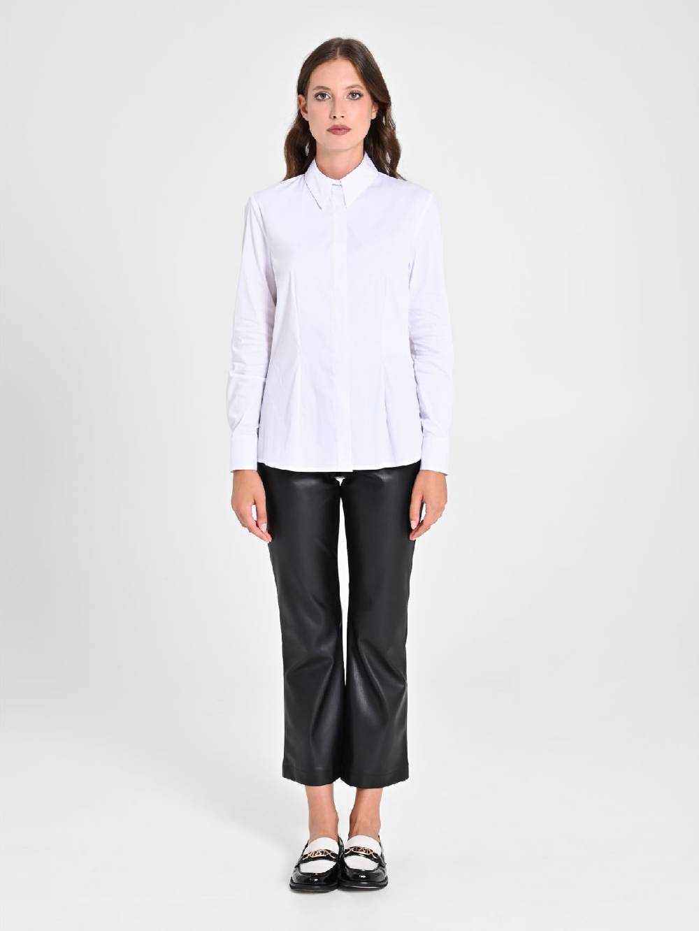 Rinascimento Camicia Bianca in Cotone Shopping online