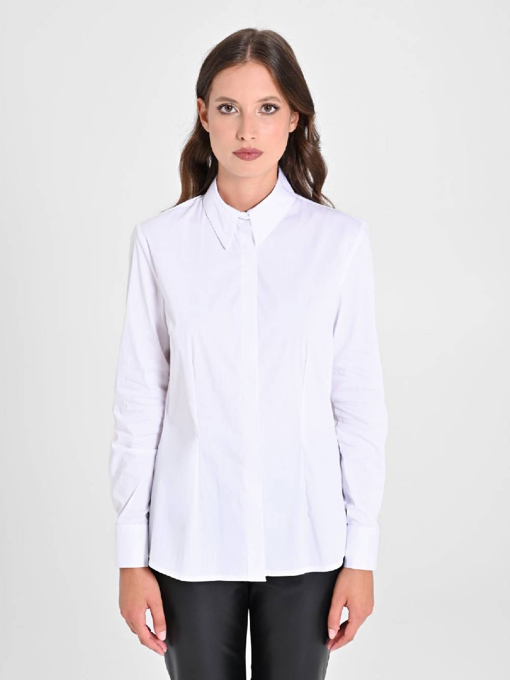 Rinascimento Camicia Bianca in Cotone Shopping online